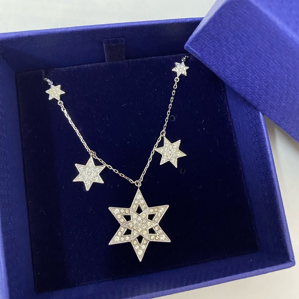 SWAROVSKI PLEASURE MULTI STAR NECKLACE